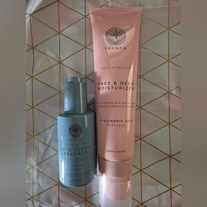 Face & Neck Moisturizer and Skin Serum Set By LACUNA
